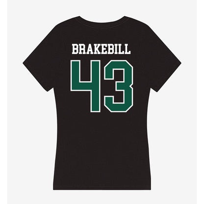 Northeastern State - NCAA Football : Kale Brakebill - Women's V-Neck T-Shirt-1