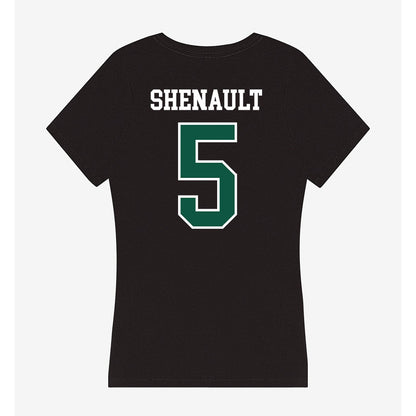 Northeastern State - NCAA Football : La'Vontae Shenault - Women's V-Neck T-Shirt-1