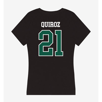 Northeastern State - NCAA Men's Soccer : Erik Quiroz - Women's V-Neck T-Shirt-1