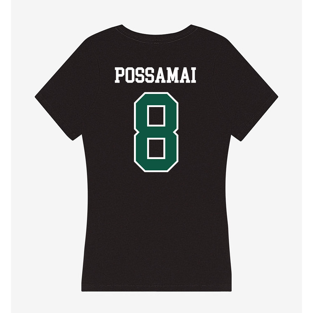Northeastern State - NCAA Men's Soccer : Matheus Possamai - Women's V-Neck T-Shirt-1