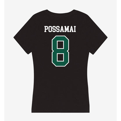 Northeastern State - NCAA Men's Soccer : Matheus Possamai - Women's V-Neck T-Shirt-1