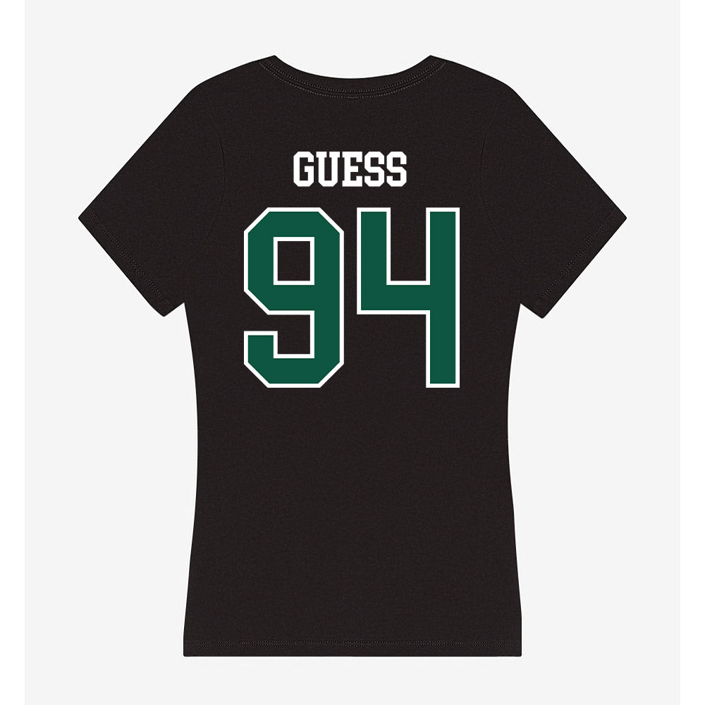 Northeastern State - NCAA Football : Ayden Guess - Women's V-Neck T-Shirt-1