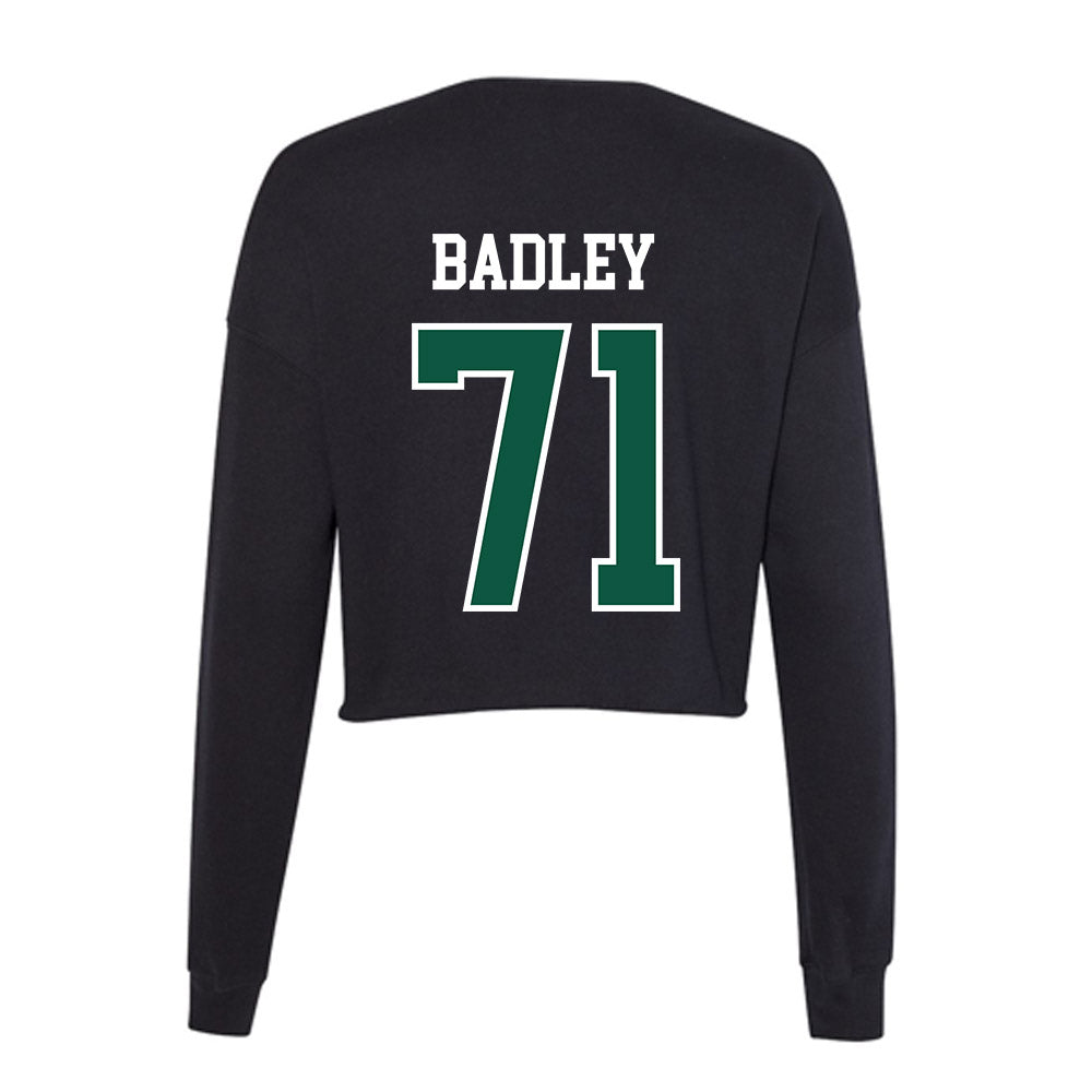 Northeastern State - NCAA Football : Cayson Badley - Women's Cropped Crew Fleece-1