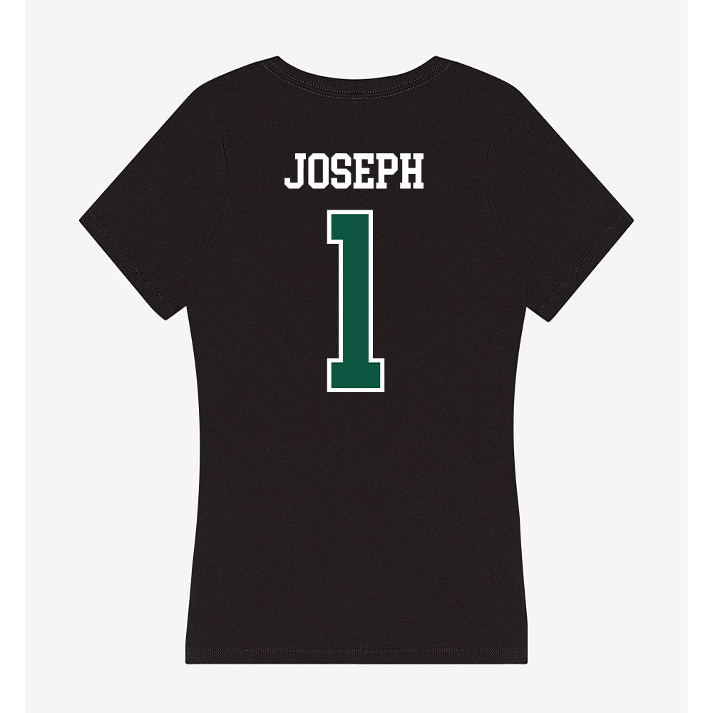 Northeastern State - NCAA Football : John Joseph - Women's V-Neck T-Shirt-1
