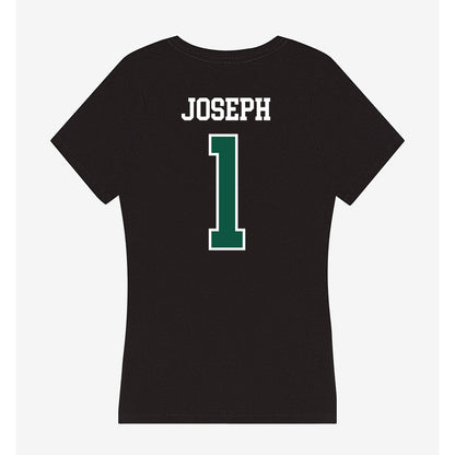 Northeastern State - NCAA Football : John Joseph - Women's V-Neck T-Shirt-1