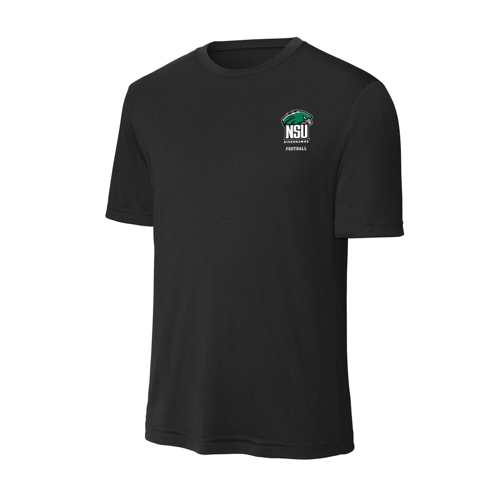 Northeastern State - NCAA Football : Wyatt Robinson - Activewear T-Shirt-0