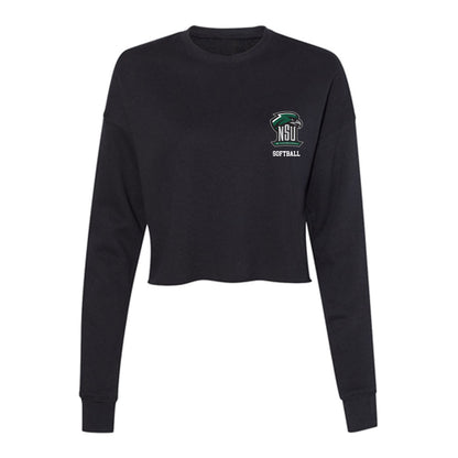 Northeastern State - NCAA Softball : Braedyn Sheofee - Women's Cropped Crew Fleece-0