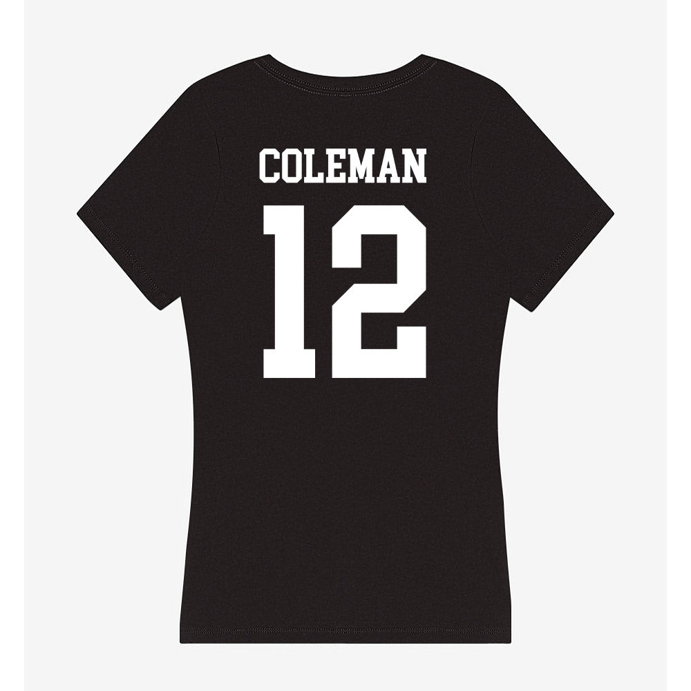 Nevada - NCAA Men's Basketball : Jeriah Coleman - Women's V-Neck T-Shirt-1