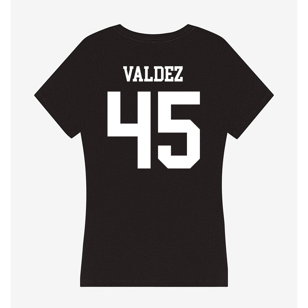 Nevada - NCAA Baseball : Eric Valdez - Women's V-Neck T-Shirt-1