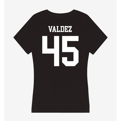 Nevada - NCAA Baseball : Eric Valdez - Women's V-Neck T-Shirt-1
