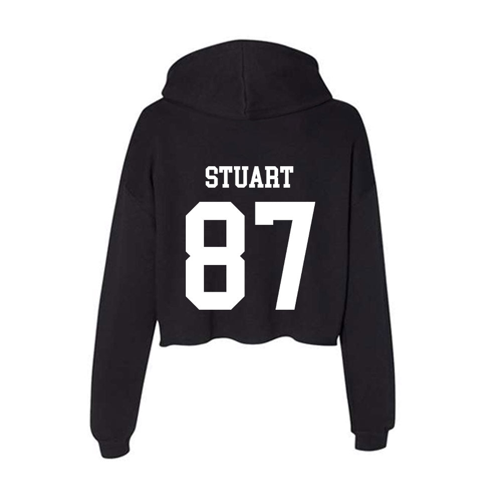 Nevada - NCAA Football : Oliver Stuart - Women's Crop Fleece Hoodie-1