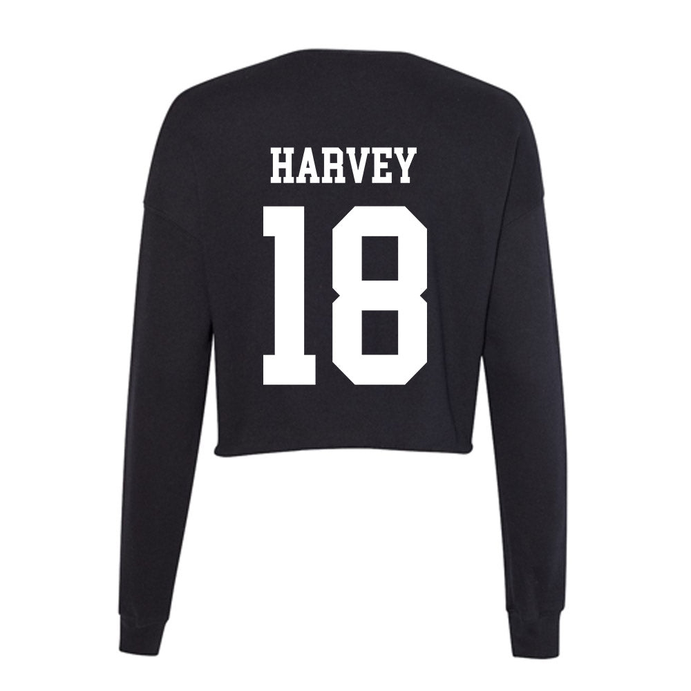 Nevada - NCAA Baseball : Jake Harvey - Women's Cropped Crew Fleece-1