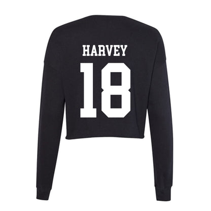 Nevada - NCAA Baseball : Jake Harvey - Women's Cropped Crew Fleece-1