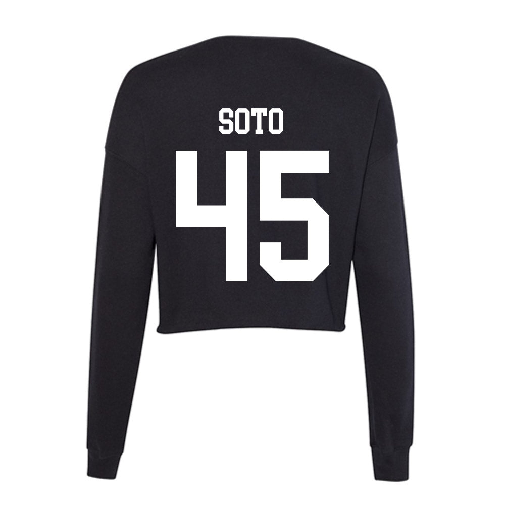 Nevada - NCAA Softball : Maya Soto - Women's Cropped Crew Fleece-1