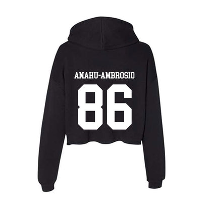 Nevada - NCAA Football : Zedekiah Anahu-Ambrosio - Women's Crop Fleece Hoodie-1