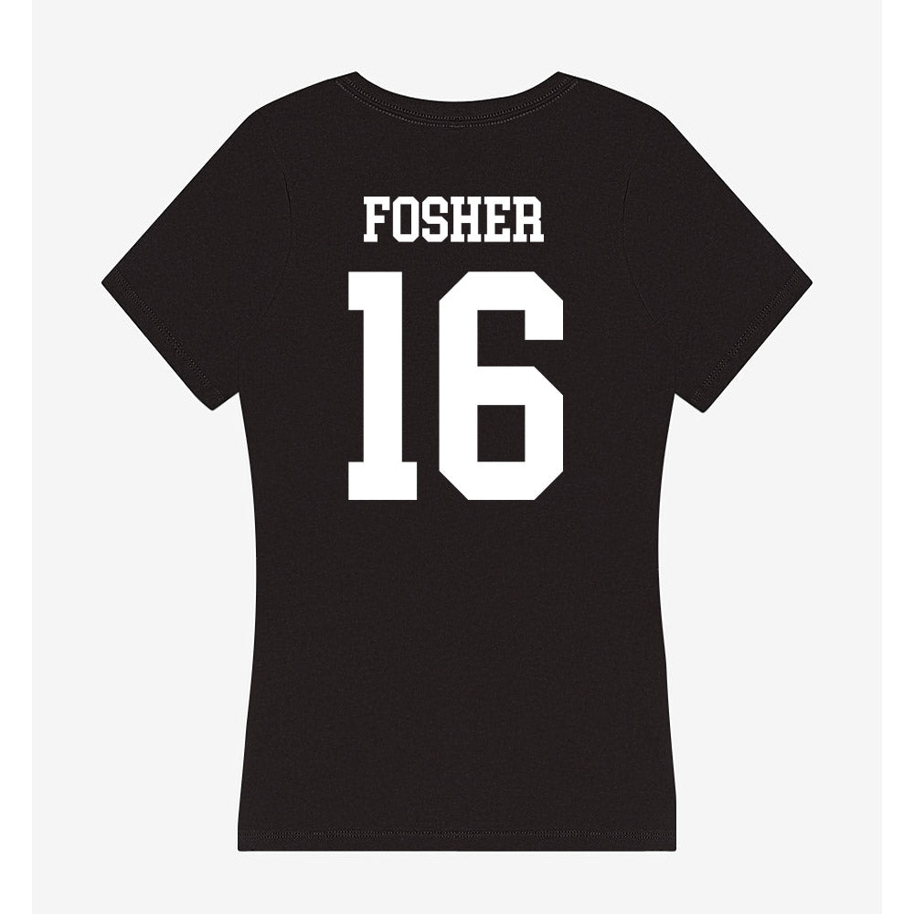 Nevada - NCAA Baseball : Peyton Fosher - Women's V-Neck T-Shirt-1