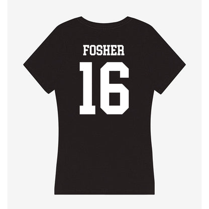 Nevada - NCAA Baseball : Peyton Fosher - Women's V-Neck T-Shirt-1