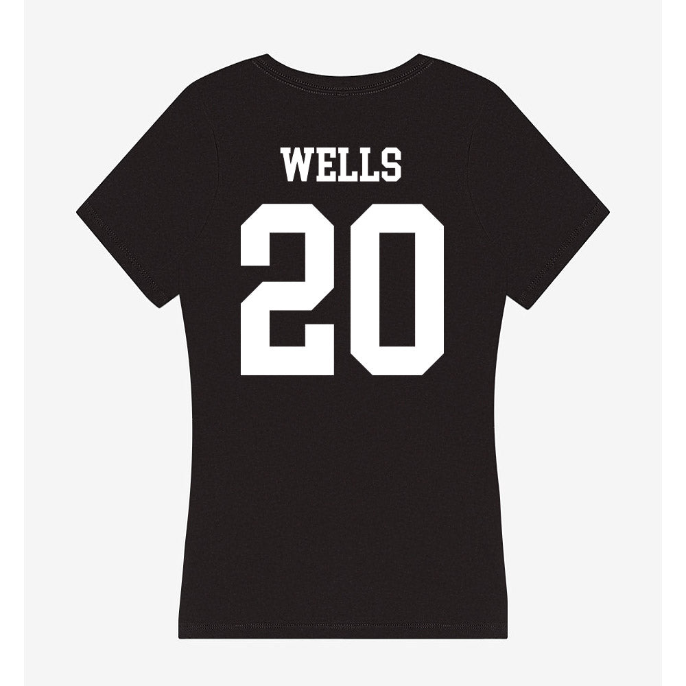 Nevada - NCAA Football : Cody Wells - Women's V-Neck T-Shirt-1
