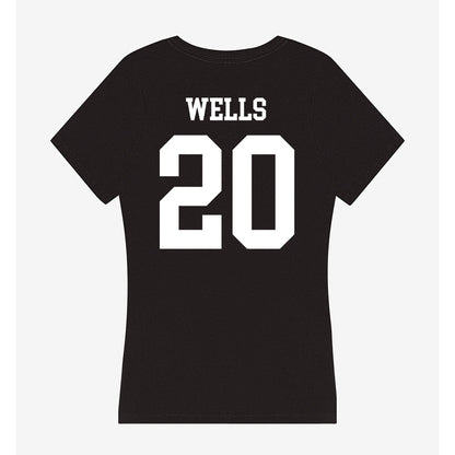Nevada - NCAA Football : Cody Wells - Women's V-Neck T-Shirt-1