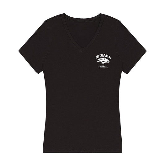 Nevada - NCAA Football : Tanner Vaughan - Women's V-Neck T-Shirt-0