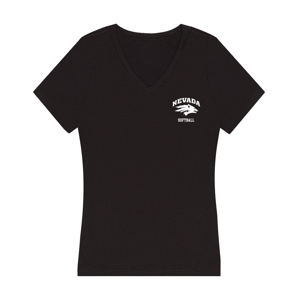 Nevada - NCAA Softball : Bailie Clark - Women's V-Neck T-Shirt-0