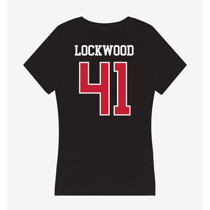 Ball State - NCAA Baseball : Caden Lockwood - Women's V-Neck T-Shirt-1