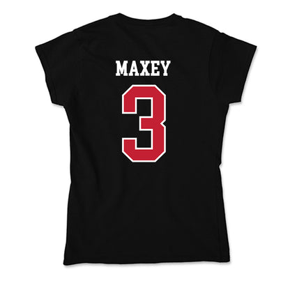 Ball State - NCAA Men's Basketball : Juwan Maxey - Soft Style Women’s T-Shirt-1