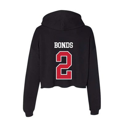 Ball State - NCAA Football : Jalen Bonds - Women's Crop Fleece Hoodie-1
