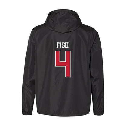 Ball State - NCAA Men's Basketball : Kayden Fish - Windbreaker-1