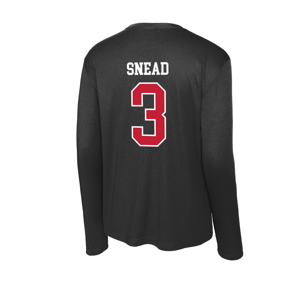 Ball State - NCAA Football : Willie Snead - Activewear Long Sleeve T-Shirt-1