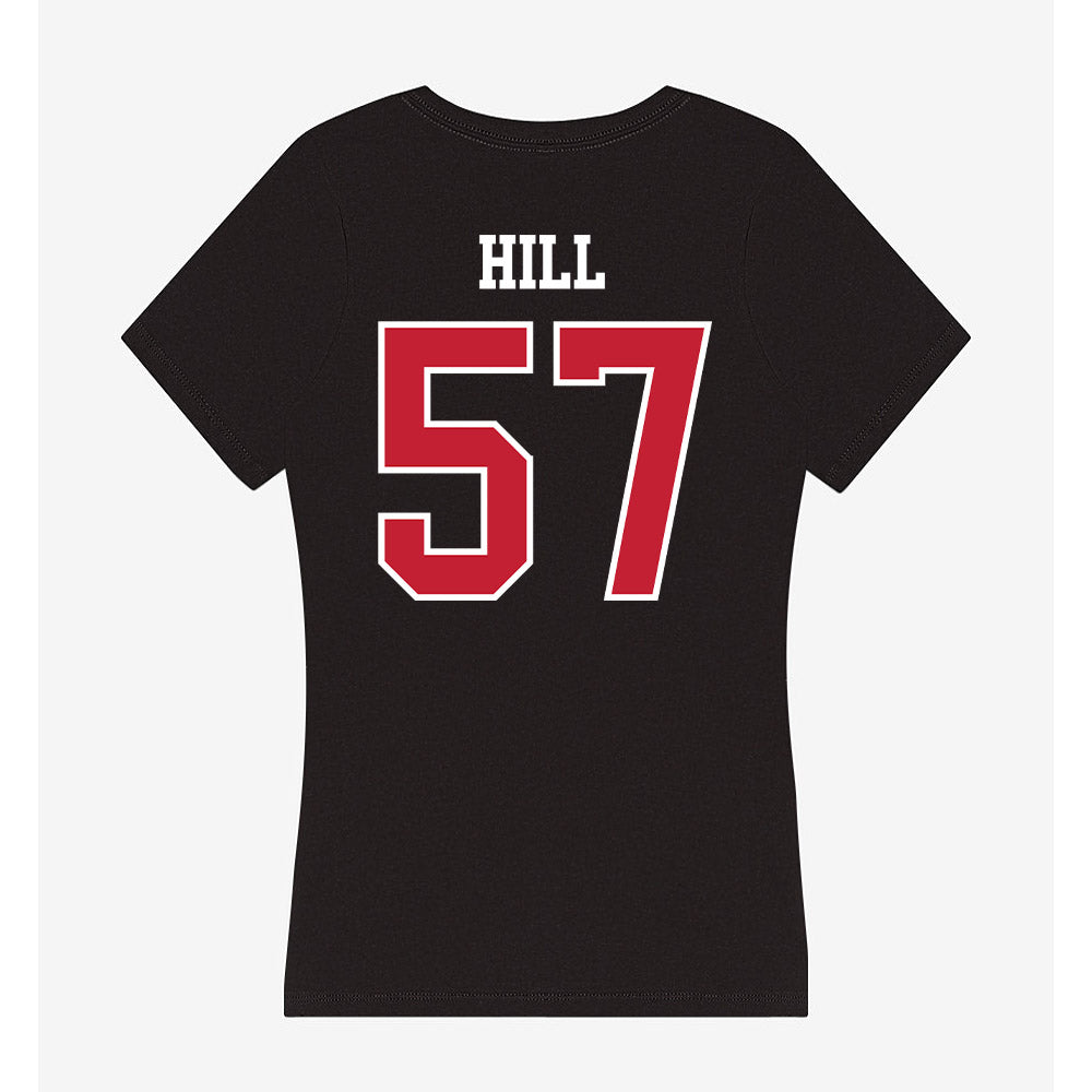 Ball State - NCAA Football : Reese Hill - Women's V-Neck T-Shirt-1