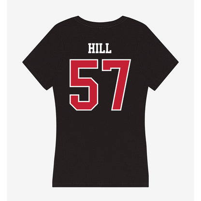 Ball State - NCAA Football : Reese Hill - Women's V-Neck T-Shirt-1