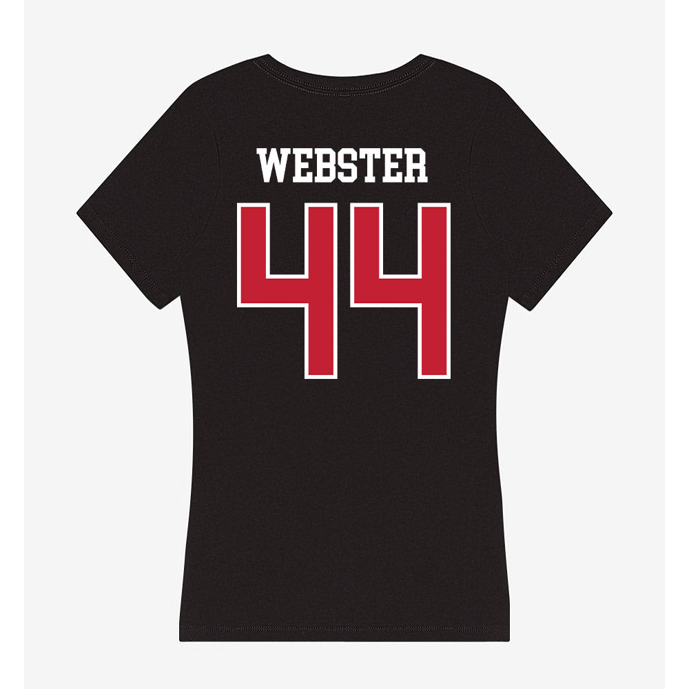 Ball State - NCAA Football : Maximus Webster - Women's V-Neck T-Shirt-1