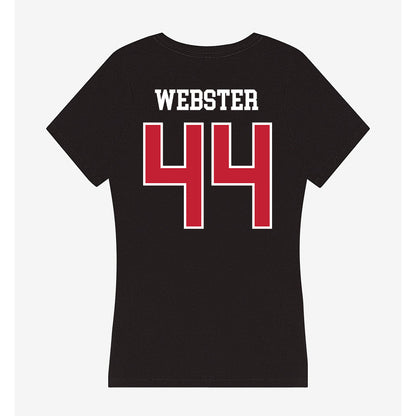 Ball State - NCAA Football : Maximus Webster - Women's V-Neck T-Shirt-1
