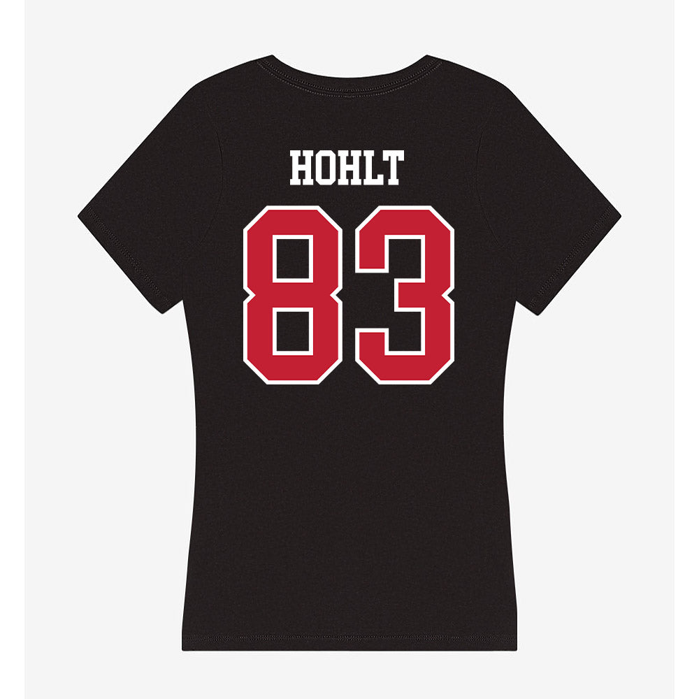 Ball State - NCAA Football : Eli Hohlt - Women's V-Neck T-Shirt-1