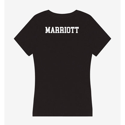 Ball State - NCAA Women's Swimming & Diving : Tommy-Anne Marriott - Women's V-Neck T-Shirt-1