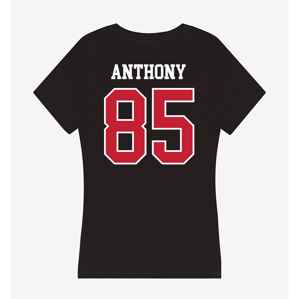 Ball State - NCAA Football : Kam Anthony - Women's V-Neck T-Shirt-1