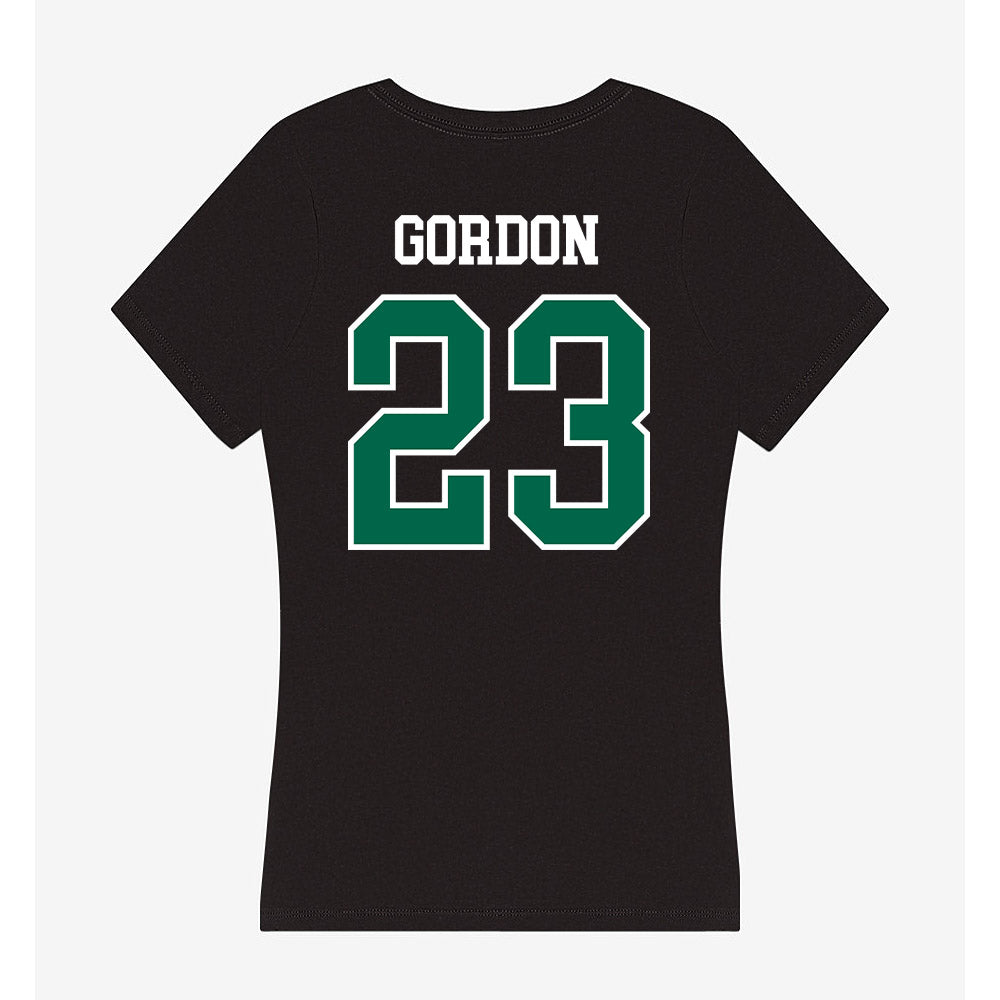 Tulane - NCAA Football : Javin Gordon - Women's V-Neck T-Shirt-1