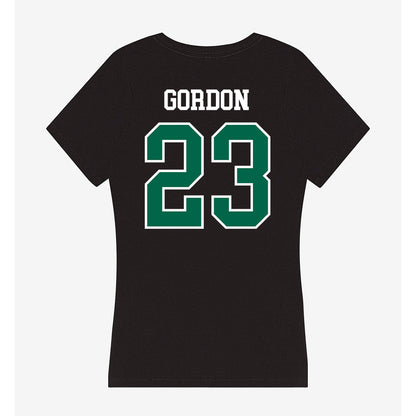 Tulane - NCAA Football : Javin Gordon - Women's V-Neck T-Shirt-1