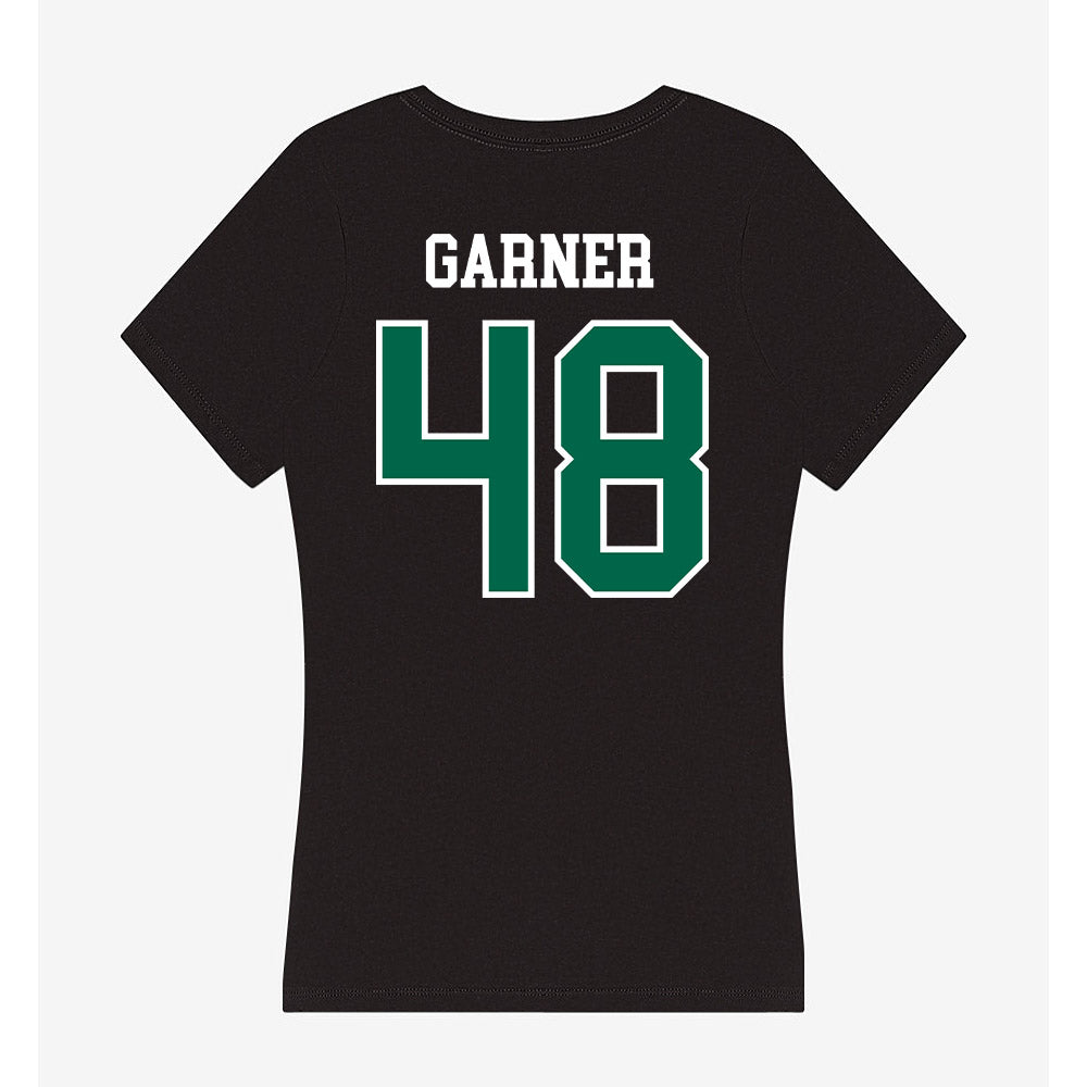 Tulane - NCAA Football : Jahrie Garner - Women's V-Neck T-Shirt-1