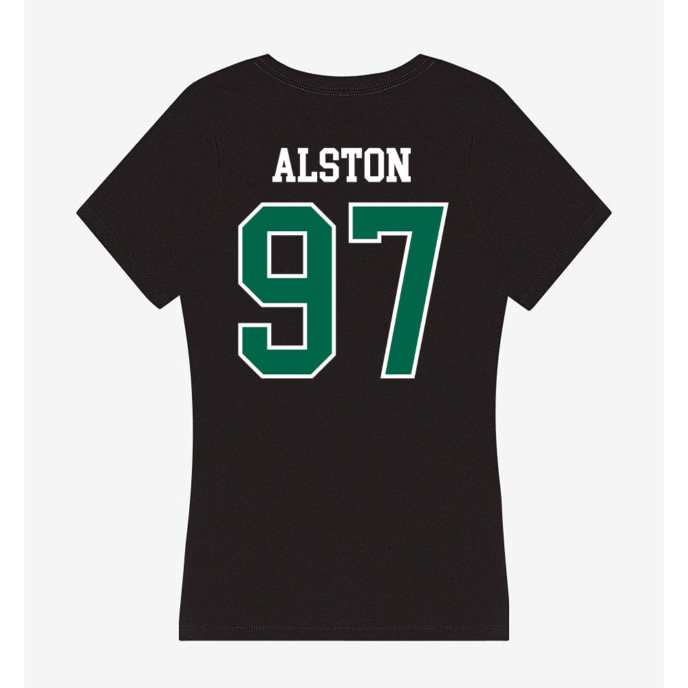 Tulane - NCAA Football : Nikolas Alston - Women's V-Neck T-Shirt-1