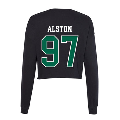 Tulane - NCAA Football : Nikolas Alston - Women's Cropped Crew Fleece-1