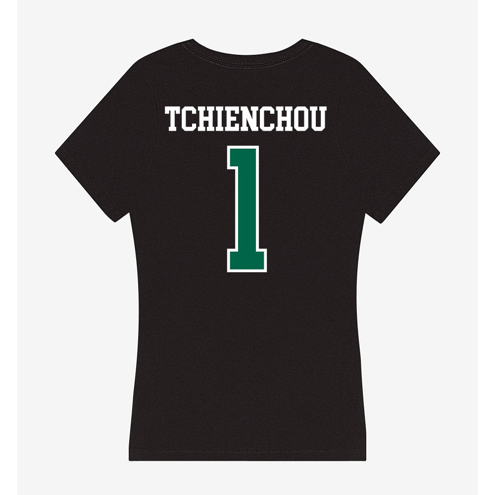 Tulane - NCAA Football : Jack Tchienchou - Women's V-Neck T-Shirt-1