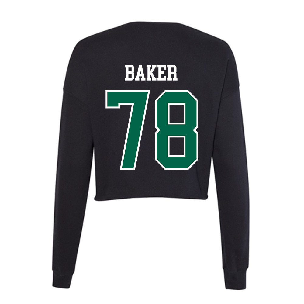 Tulane - NCAA Football : Reese Baker - Women's Cropped Crew Fleece-1