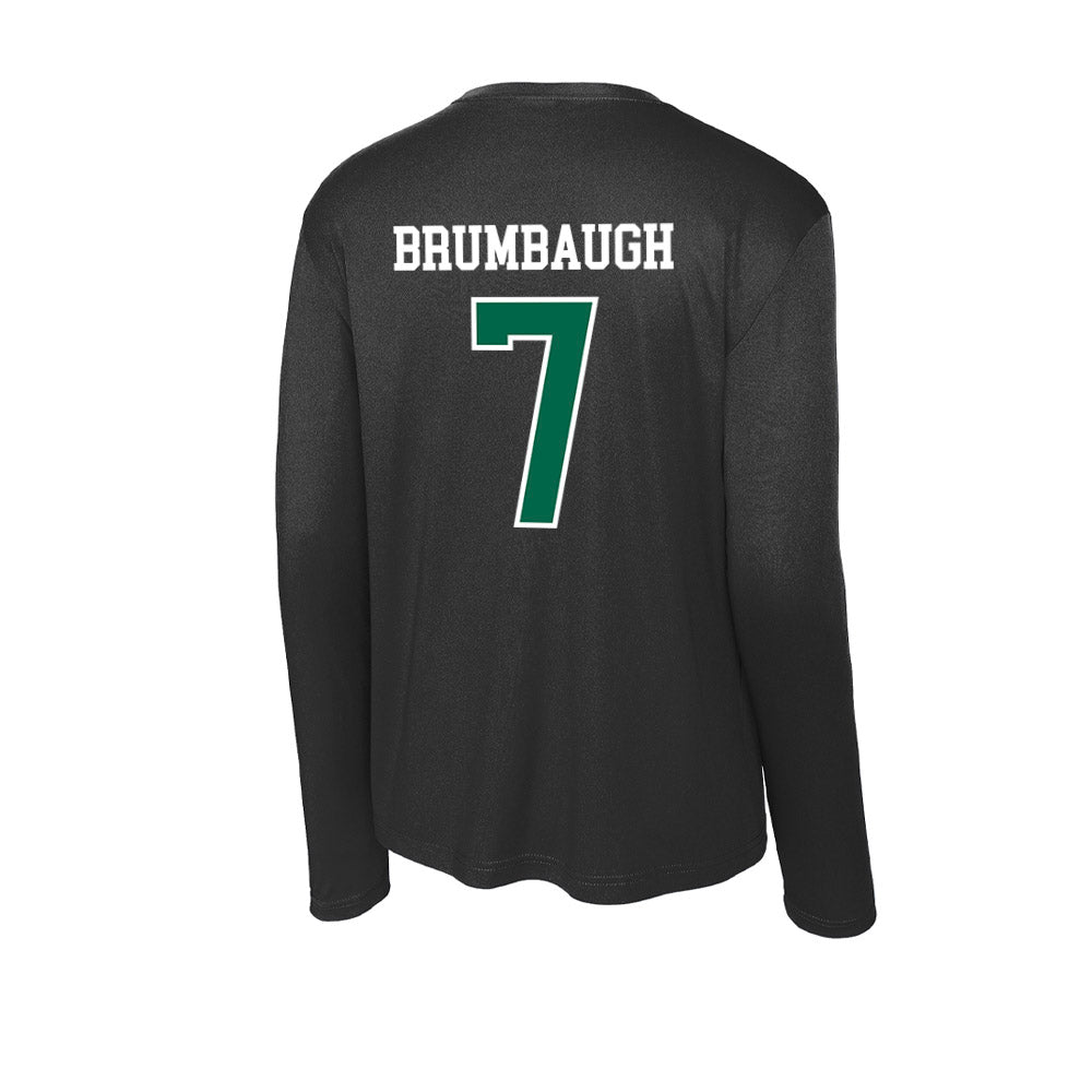Tulane - NCAA Men's Basketball : Rowan Brumbaugh - Activewear Long Sleeve T-Shirt-1