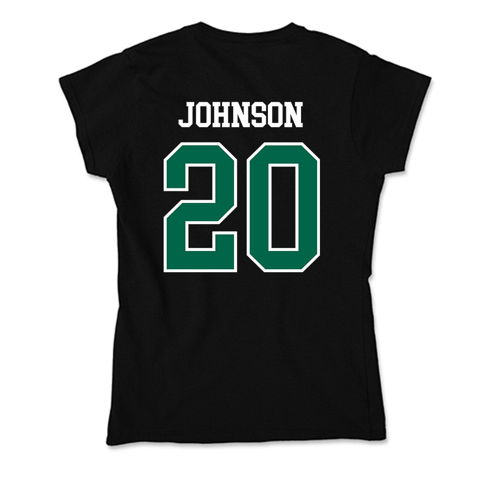 Tulane - NCAA Football : Jahiem Johnson - Soft Style Women’s T-Shirt-1