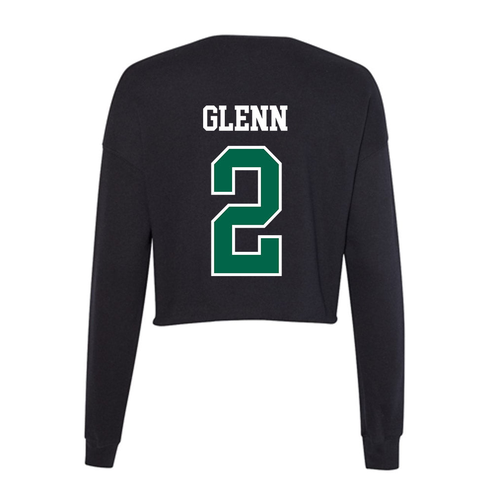 Tulane - NCAA Men's Basketball : Gregg Glenn - Women's Cropped Crew Fleece-1