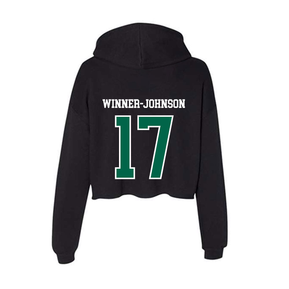 Tulane - NCAA Football : Dallas Winner-Johnson - Women's Crop Fleece Hoodie-1