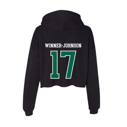 Tulane - NCAA Football : Dallas Winner-Johnson - Women's Crop Fleece Hoodie-1