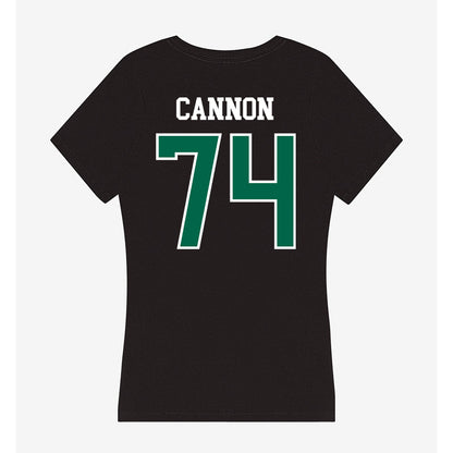 Tulane - NCAA Football : Landry Cannon - Women's V-Neck T-Shirt-1